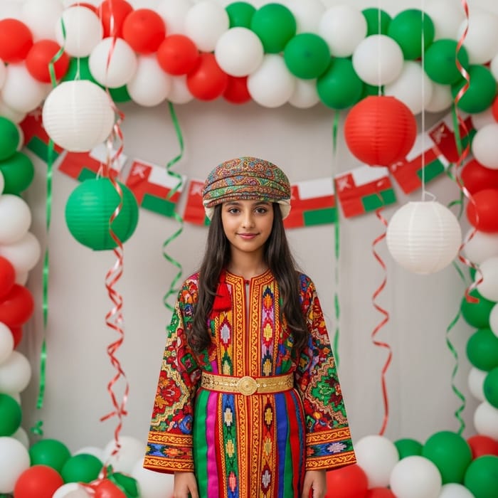 Omani National Day Celebration: Traditional Attire Omani National Day Celebration: Traditional Attire