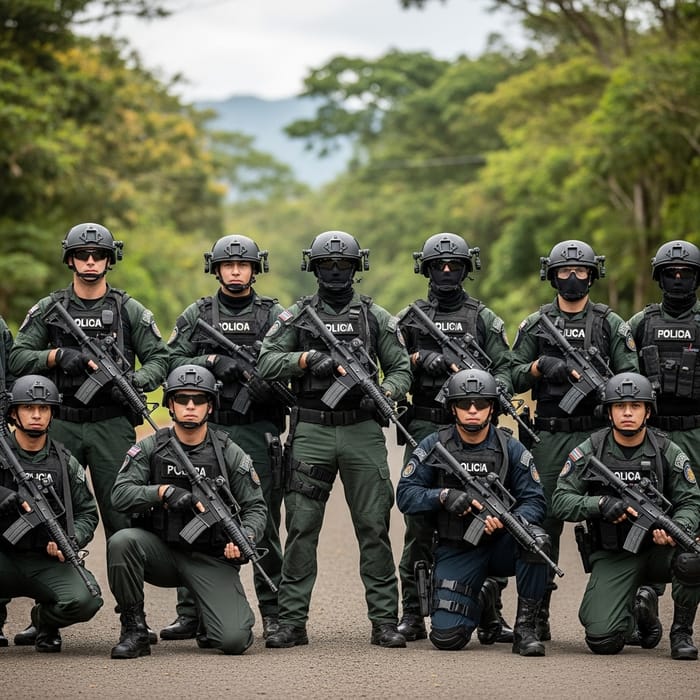 Costa Rica Penitentiary Police Tactical Unit