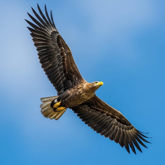 Majestic Eagle in Flight: Grace and Power in Nature