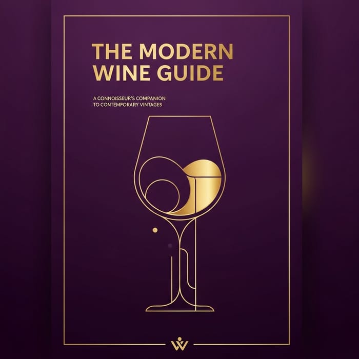 Luxury Wine Guide Book Cover Design Luxury Wine Guide Book Cover Design