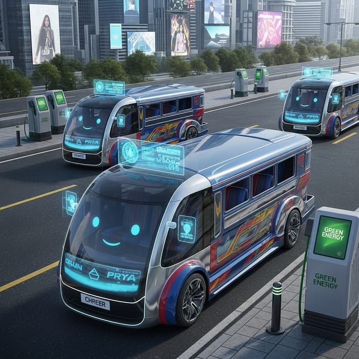 Futuristic Jeepneys - Colorful Transport of the Future Futuristic Jeepneys - Colorful Transport of the Future