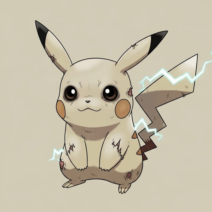 Spooky Pikachu - Undead Zombie Transformation Spooky Pikachu - Undead Zombie Transformation