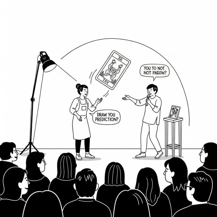 Minimalist Tarot Comedy Show - Interactive Improvised Humor