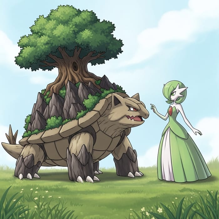 Torterra vs Gardevoir: Epic Fantasy Showdown Torterra vs Gardevoir: Epic Fantasy Showdown