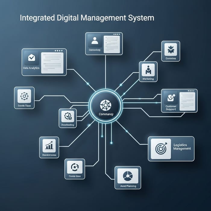 Integrated Digital Management System Design | Central Hub and Modules Integrated Digital Management System Design | Central Hub and Modules