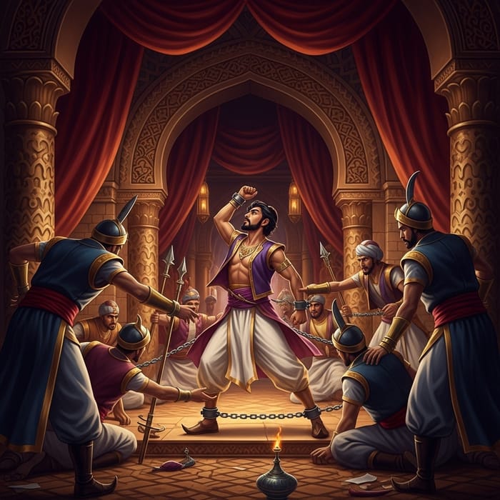 Dramatic Art of Prince Aladdin in Dark Fantasy Dramatic Art of Prince Aladdin in Dark Fantasy