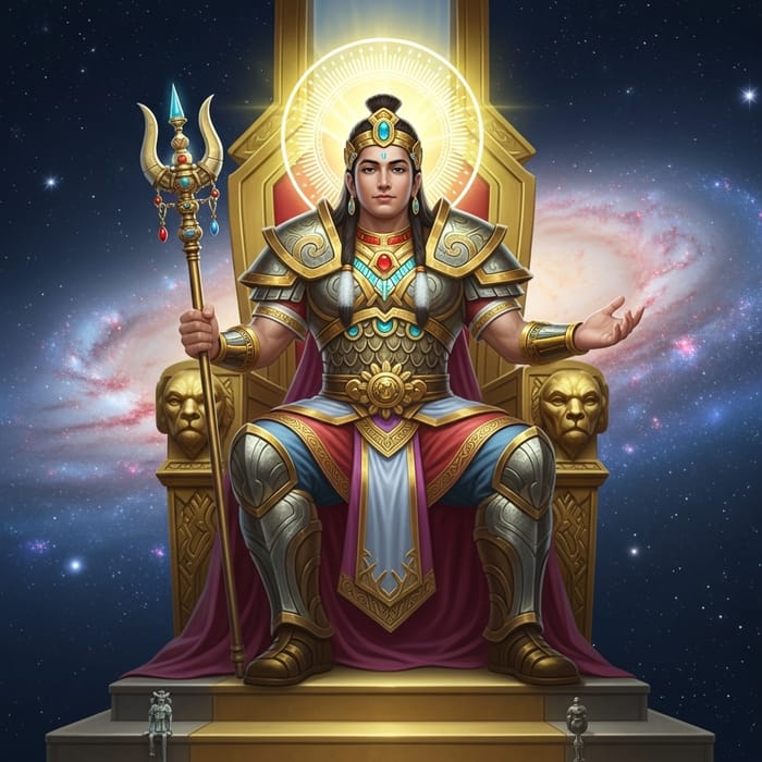 Divine Deity in Celestial Realm
