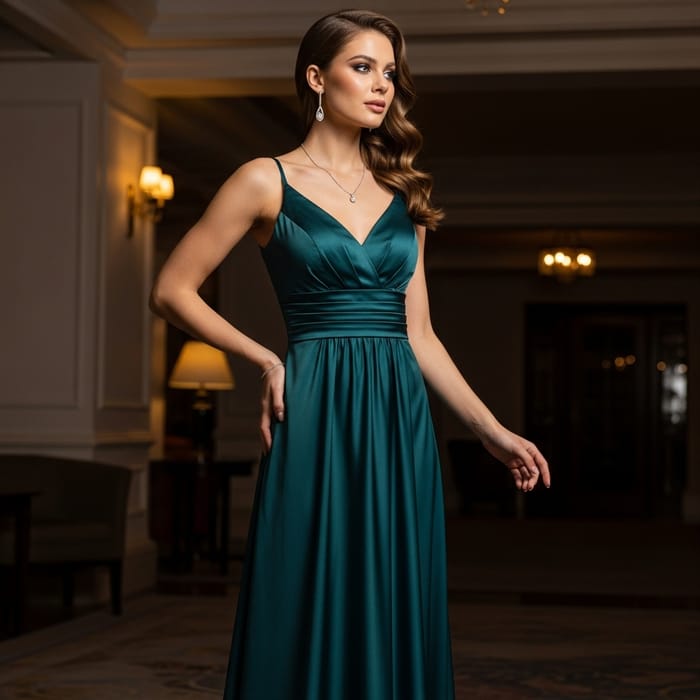Fashion Model in Sensual Evening Gowns | Elegant Style Fashion Model in Sensual Evening Gowns | Elegant Style
