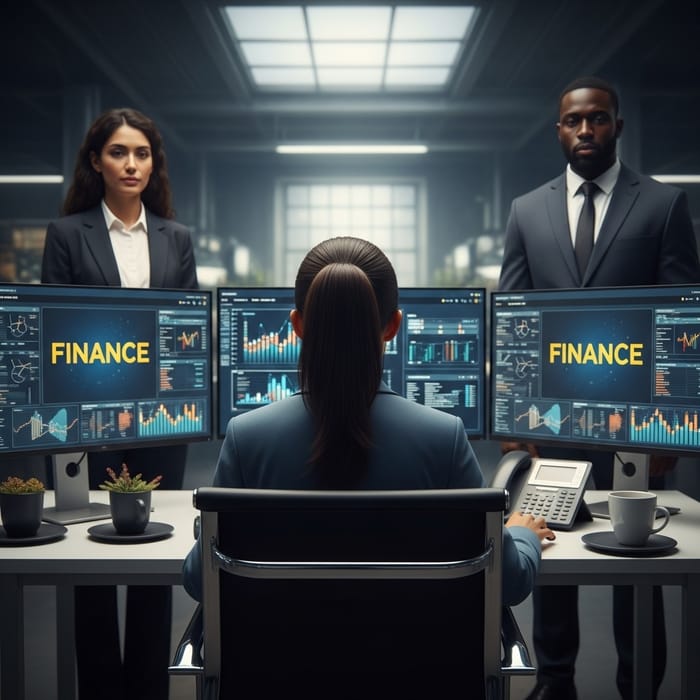 Female South Asian Software Engineer Immersed in Epic Finance Environment Female South Asian Software Engineer Immersed in Epic Finance Environment