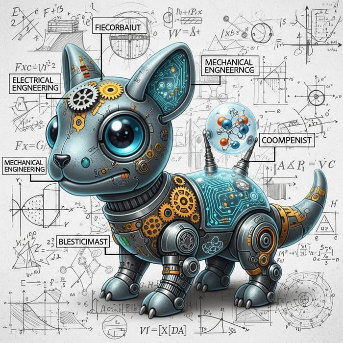Robotic Pet - Electrical Mechanic Fusion | Science Physics Robotic Pet - Electrical Mechanic Fusion | Science Physics