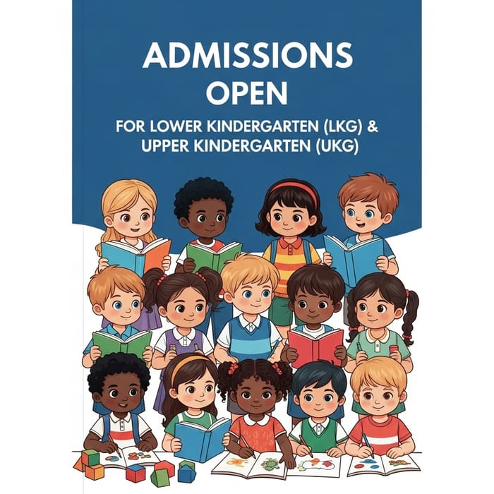 Vibrant School Brochure: Admissions Open for LKG & UKG