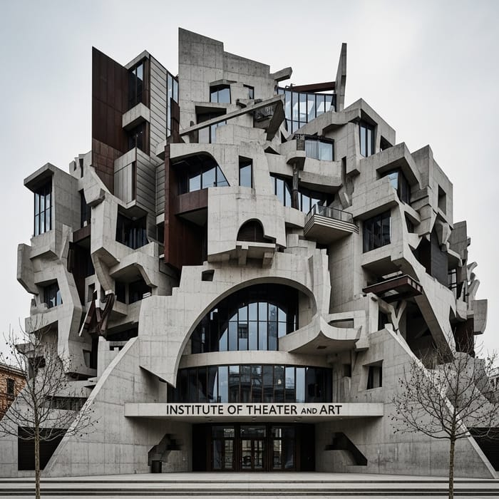 Institute of Theater and Art | Modern Deconstructivist Building