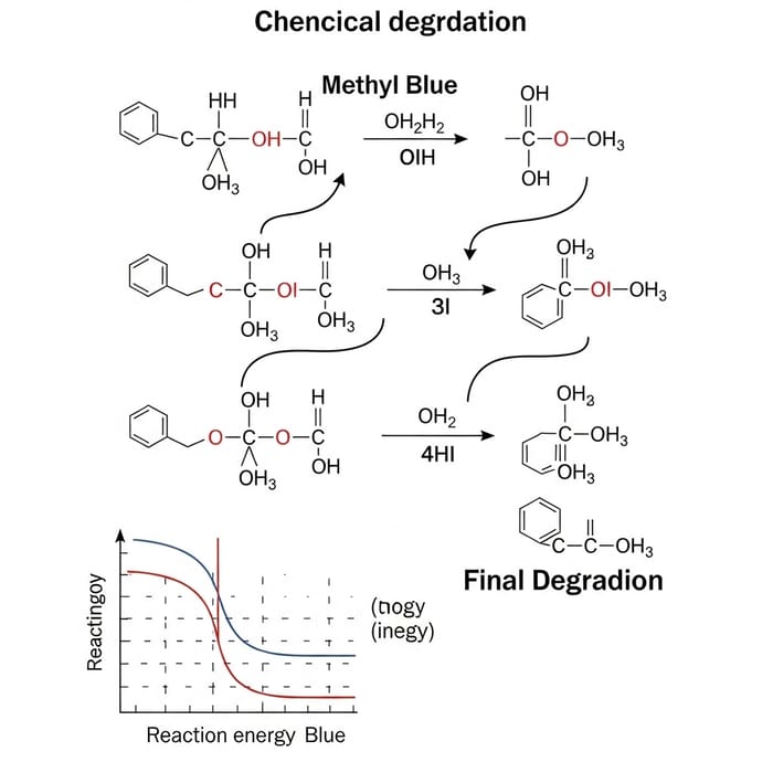Chemical Degradation Mechanism of Methyl Blue: Step-by-Step Reactions Chemical Degradation Mechanism of Methyl Blue: Step-by-Step Reactions