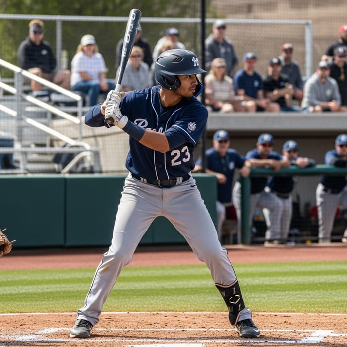 Dynamic Baseball Player in Action