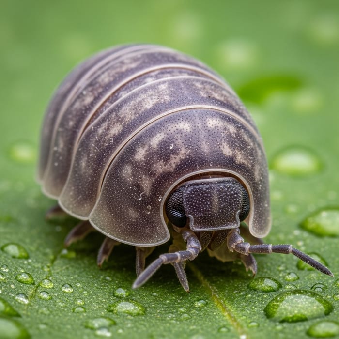 Detailed Close-Up Photo of Roly-Poly Bug | Captivating Pill Bug Image Detailed Close-Up Photo of Roly-Poly Bug | Captivating Pill Bug Image
