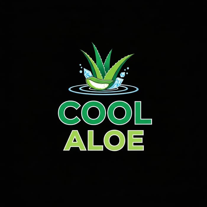 Unique Cool Aloe Logo Design | Fresh & Stylish Unique Cool Aloe Logo Design | Fresh & Stylish