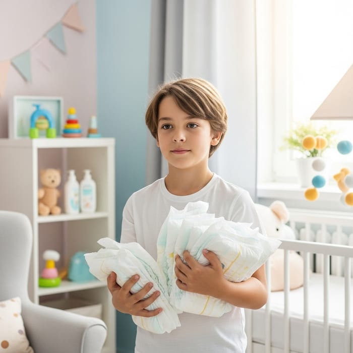 Helping with Diapers: A 13-Year-Old's Care Helping with Diapers: A 13-Year-Old's Care