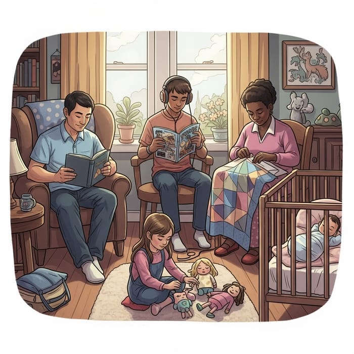 Meet the Wick Family: A Multicultural Illustration
