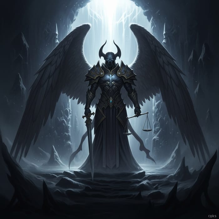 Angel of the Abyss: Mystery, Power & Balance | Abaddon Art Angel of the Abyss: Mystery, Power & Balance | Abaddon Art
