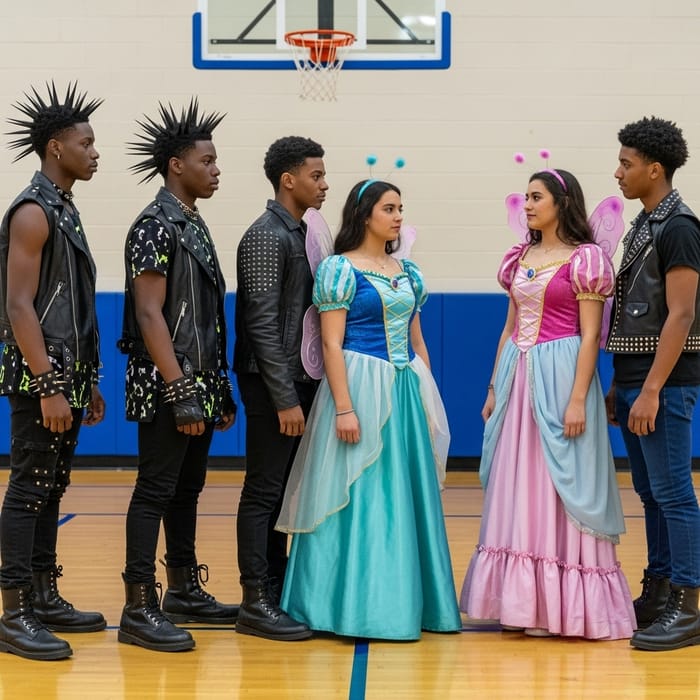 Costume Showdown: Punk vs. Fairy-Tale - Who Will Reign? Costume Showdown: Punk vs. Fairy-Tale - Who Will Reign?