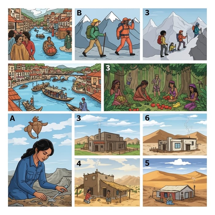 Exploring the Link Between Physical and Human Geography Exploring the Link Between Physical and Human Geography