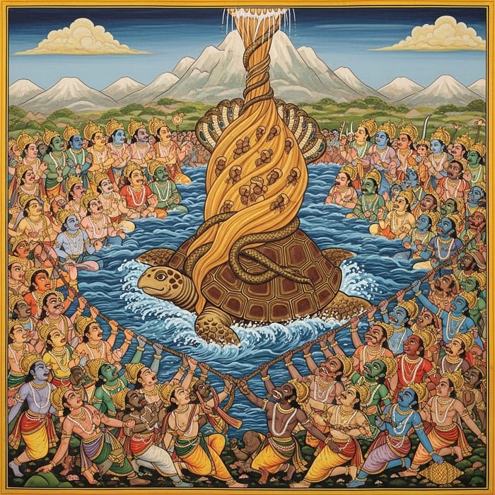 Samudra Manthan: Divine Churning of the Ocean