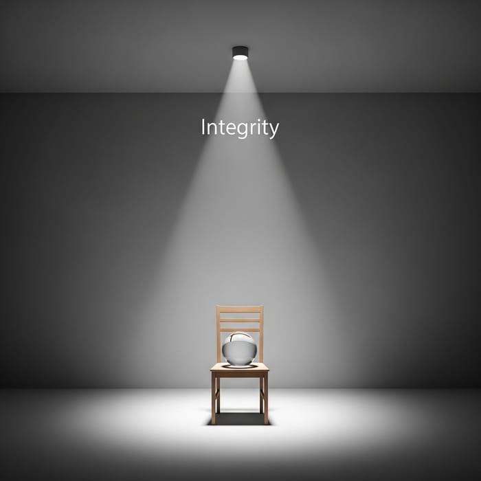 Minimalist Integrity with Crystal Globe Minimalist Integrity with Crystal Globe