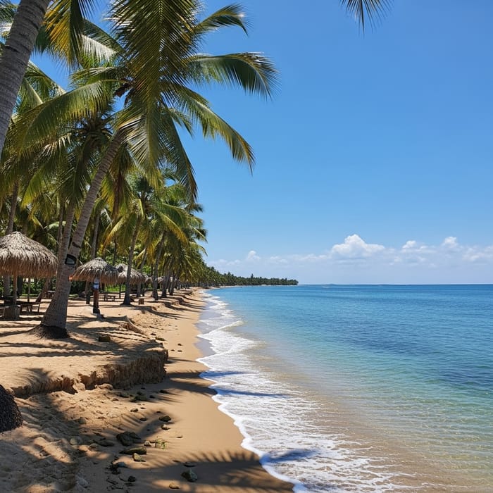 Serenity by Azure Waves & Palm Trees - Coastal Bliss Serenity by Azure Waves & Palm Trees - Coastal Bliss