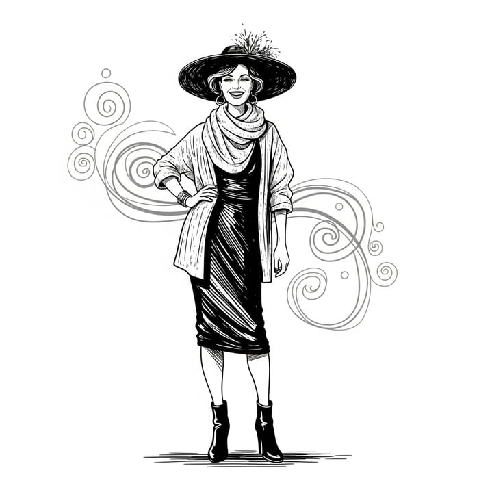 Chic Free Spirit Woman: Confidence, Creativity, Humor Chic Free Spirit Woman: Confidence, Creativity, Humor
