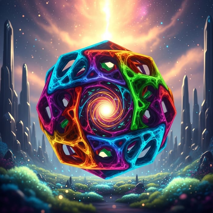 Stunning Orve: An Abstract Geometric Art Piece