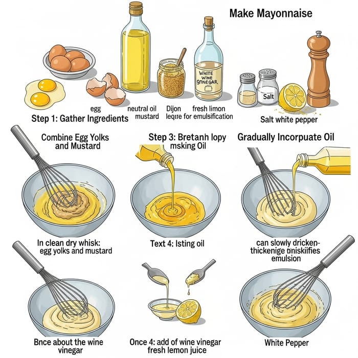 Step-by-Step Guide: How to Make Homemade Mayonnaise - Easy DIY Recipe