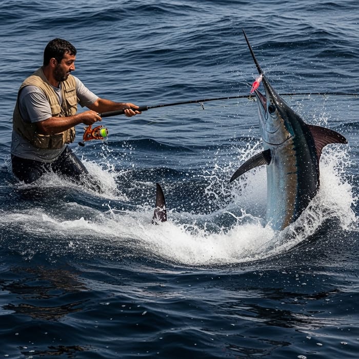 Epic Deep Sea Fishing Battle: Man vs Marlin Epic Deep Sea Fishing Battle: Man vs Marlin
