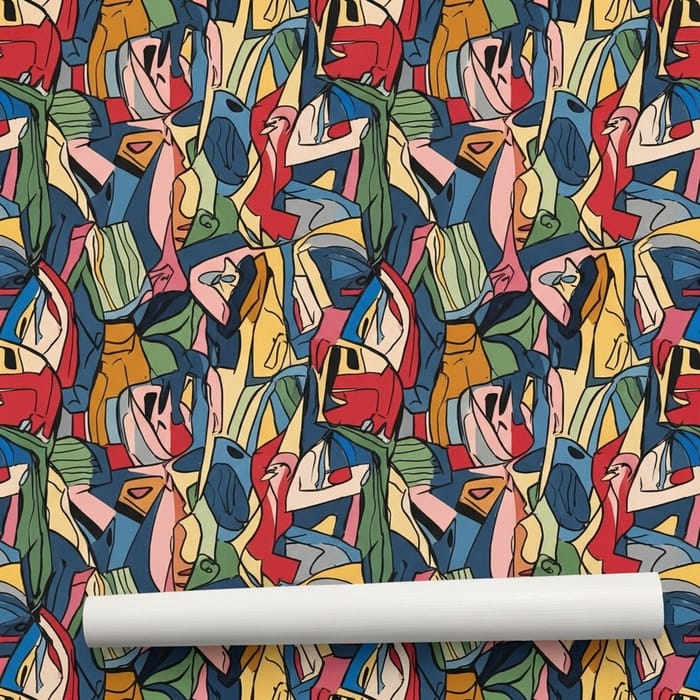 Intriguing Abstract Wallpaper Pattern with Vibrant Colors Intriguing Abstract Wallpaper Pattern with Vibrant Colors