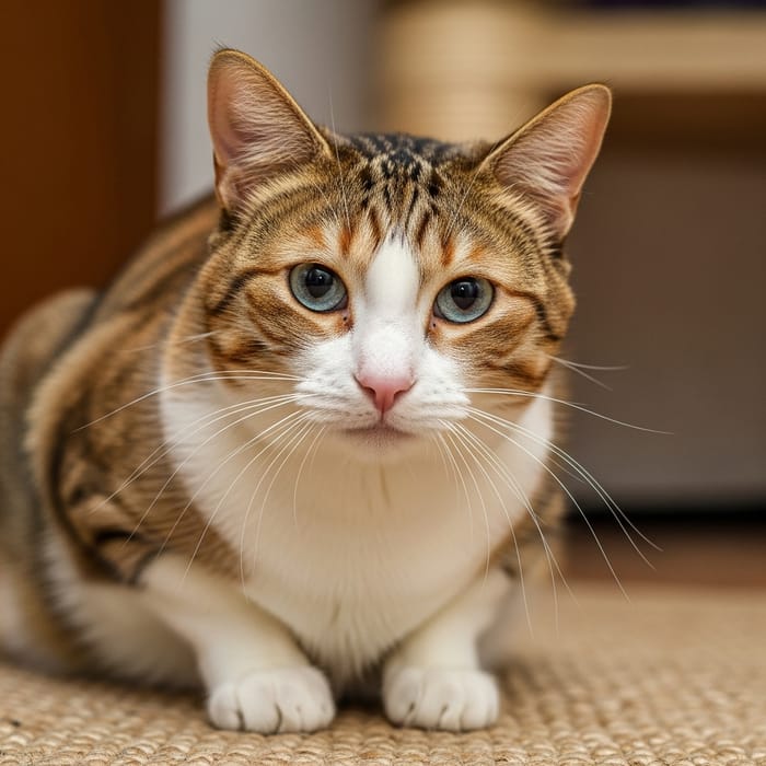 Adorable Ginger Cat with Stunning Blue Eyes Adorable Ginger Cat with Stunning Blue Eyes