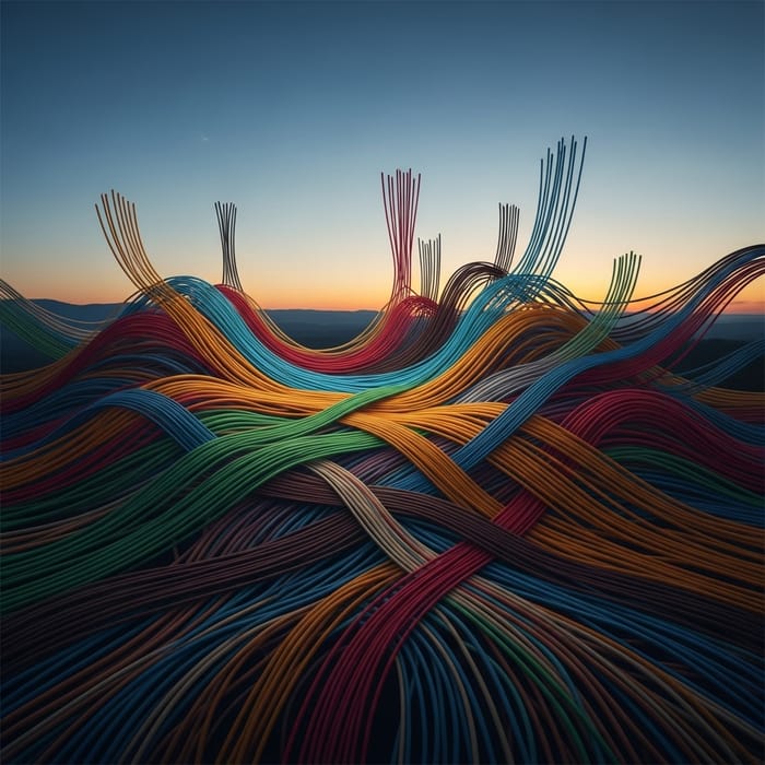 Vibrant Tapestry of Human Unity Vibrant Tapestry of Human Unity