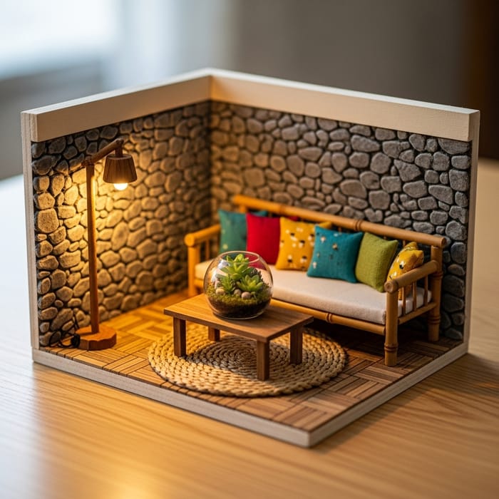 Create a Stunning Living Room Diorama Create a Stunning Living Room Diorama