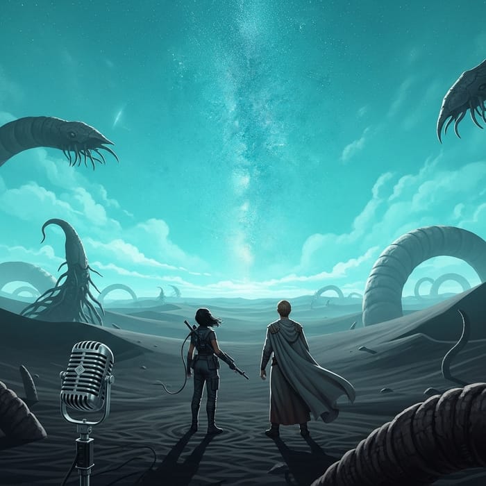 Dune Podcast Illustrations by Frank Herbert | Chitinous Creatures & Futuristic Fantasy Dune Podcast Illustrations by Frank Herbert | Chitinous Creatures & Futuristic Fantasy