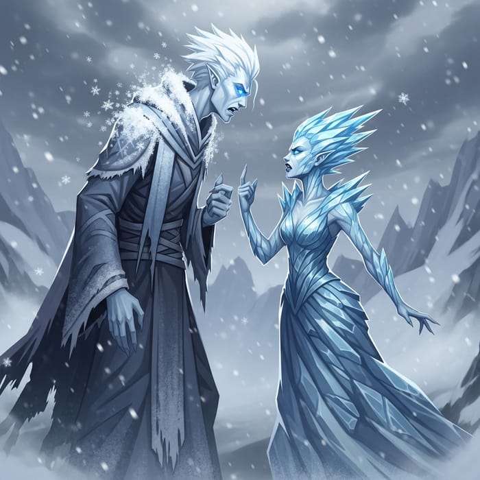 Jack Frost vs. Elsa: Clash of Ice and Snow Jack Frost vs. Elsa: Clash of Ice and Snow