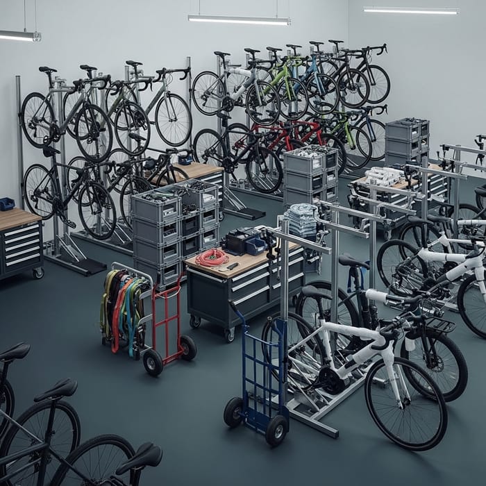 Minimalist Bike Logistics Solution