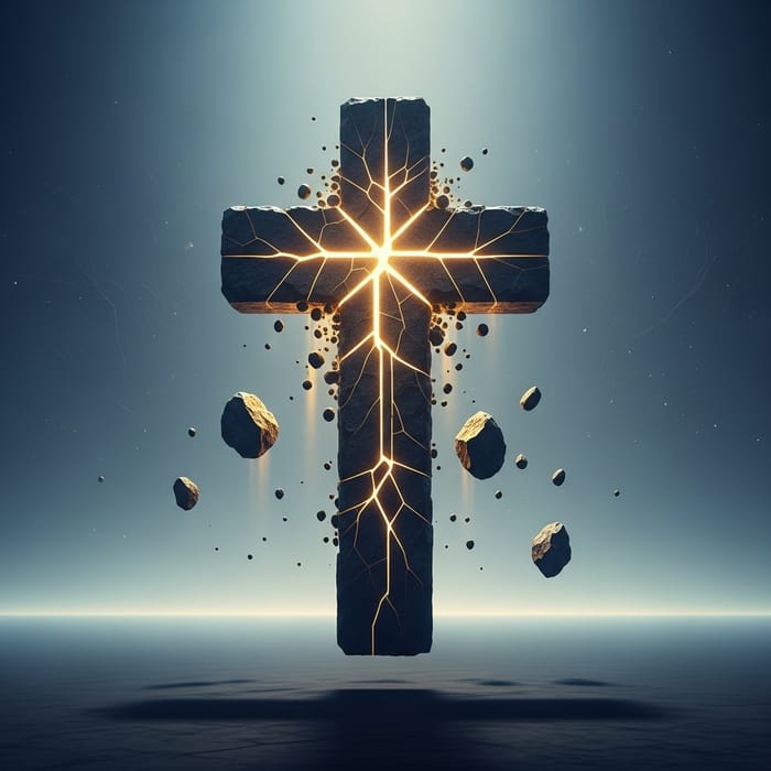 Broken Cross: Symbol of Resurrection and Renewal