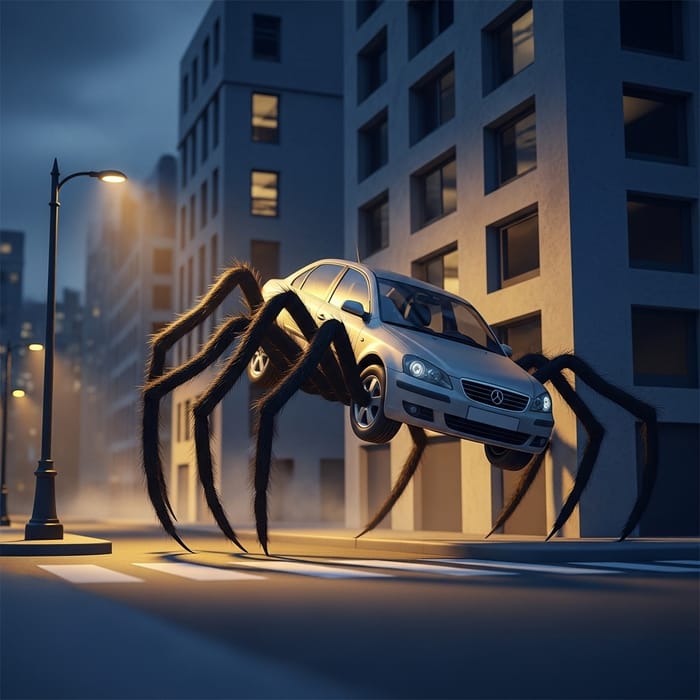 Car Spider Transformation | Midnight Adventure Car Spider Transformation | Midnight Adventure