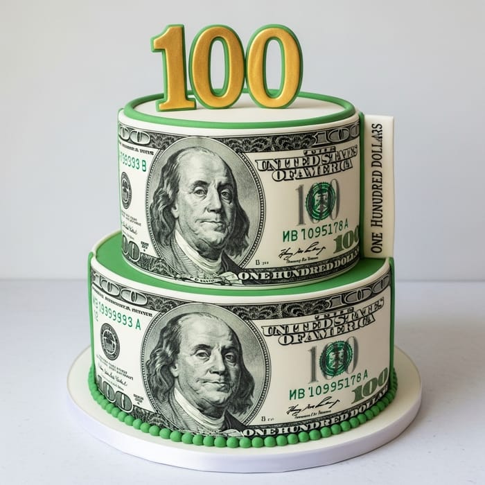Delightful $100 Bill Cake | Elegant Design Delightful $100 Bill Cake | Elegant Design