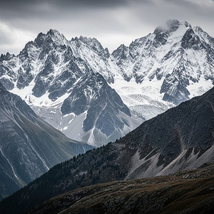 Abstract Mountains: Beautiful Vortex of Nature