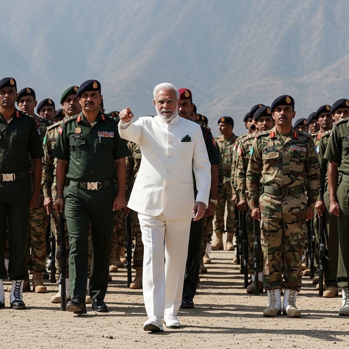 Imran Khan Commanding Multicultural Military Unit | South Asian Landscape
