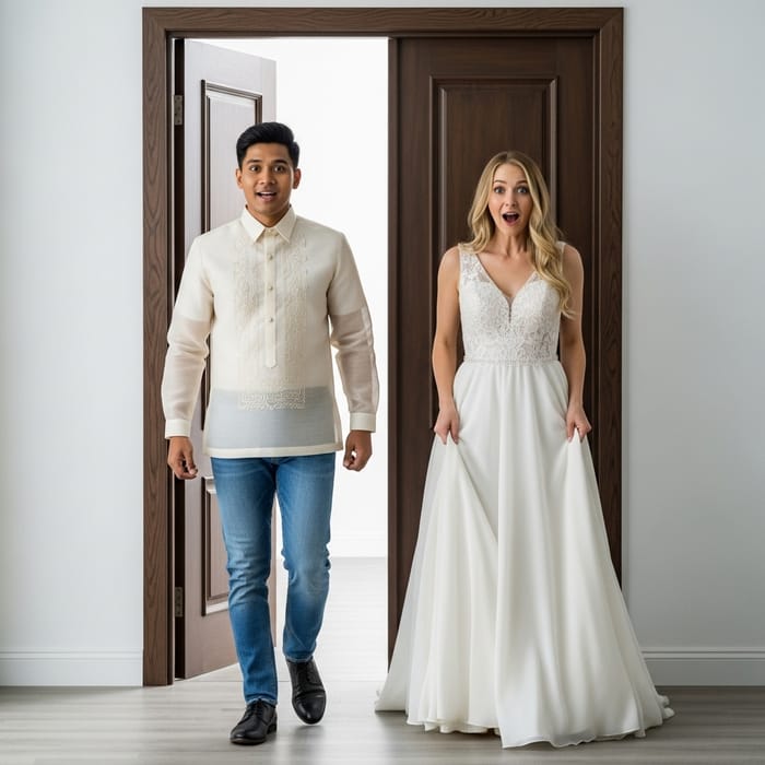 Casual to Wedding: Magical Couple Transformation