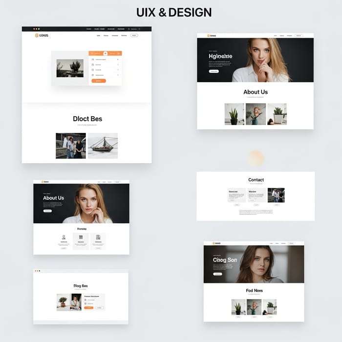 Meticulously Designed Modern Interior UI/UX Template