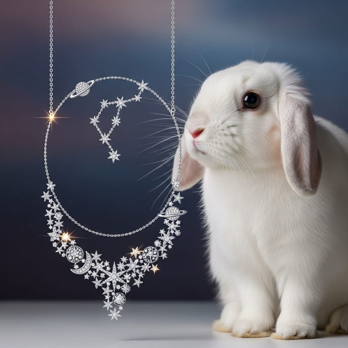 Orion Necklace & Rabbit | Mystical Cosmic Jewelry and Bunny Orion Necklace & Rabbit | Mystical Cosmic Jewelry and Bunny