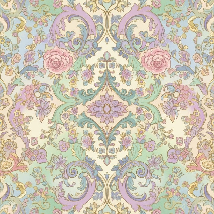 Fondo de Pantalla in Elegant Baroque Style | Pastel Colors
