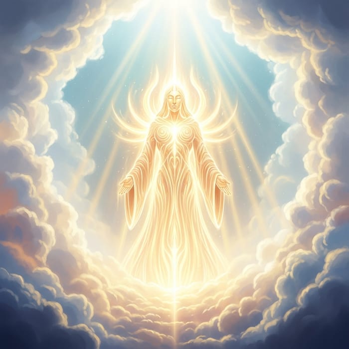 Radiant God in the Heavens