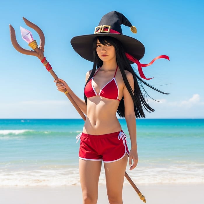 Megumin in a Bathing Suit - Explosive Beach Magic Megumin in a Bathing Suit - Explosive Beach Magic